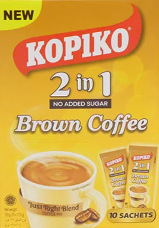 Kopiko インスタントコーヒーブラウン  2in1 135g(10ｘ13.5g)