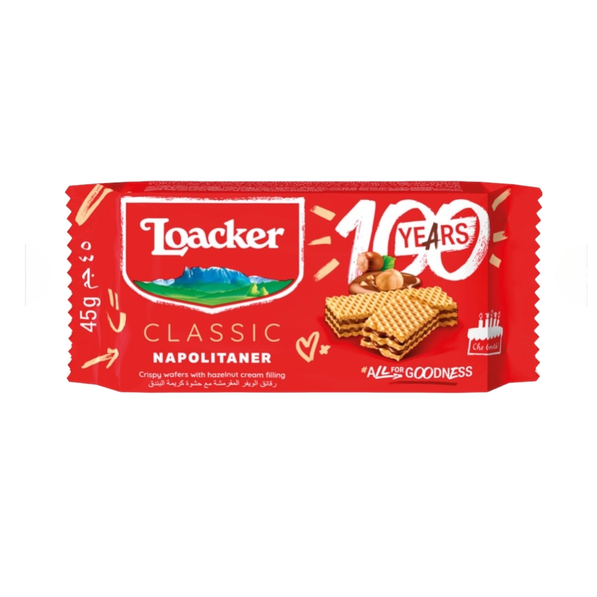 Loacker Wafer Classic Napolitaner ロアカー クラシック ナポリターナ 45g