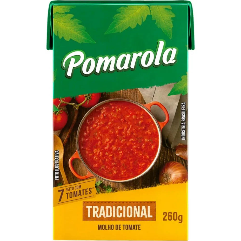 Molho de Tomate Tradicional Pomarola 260g