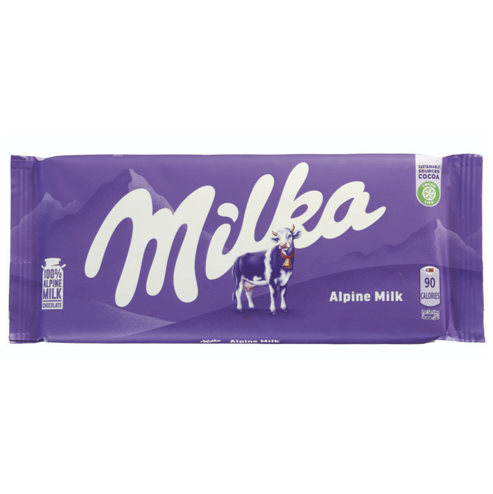 Milka Alpine Milk ミルカ アルペンミルク 100g