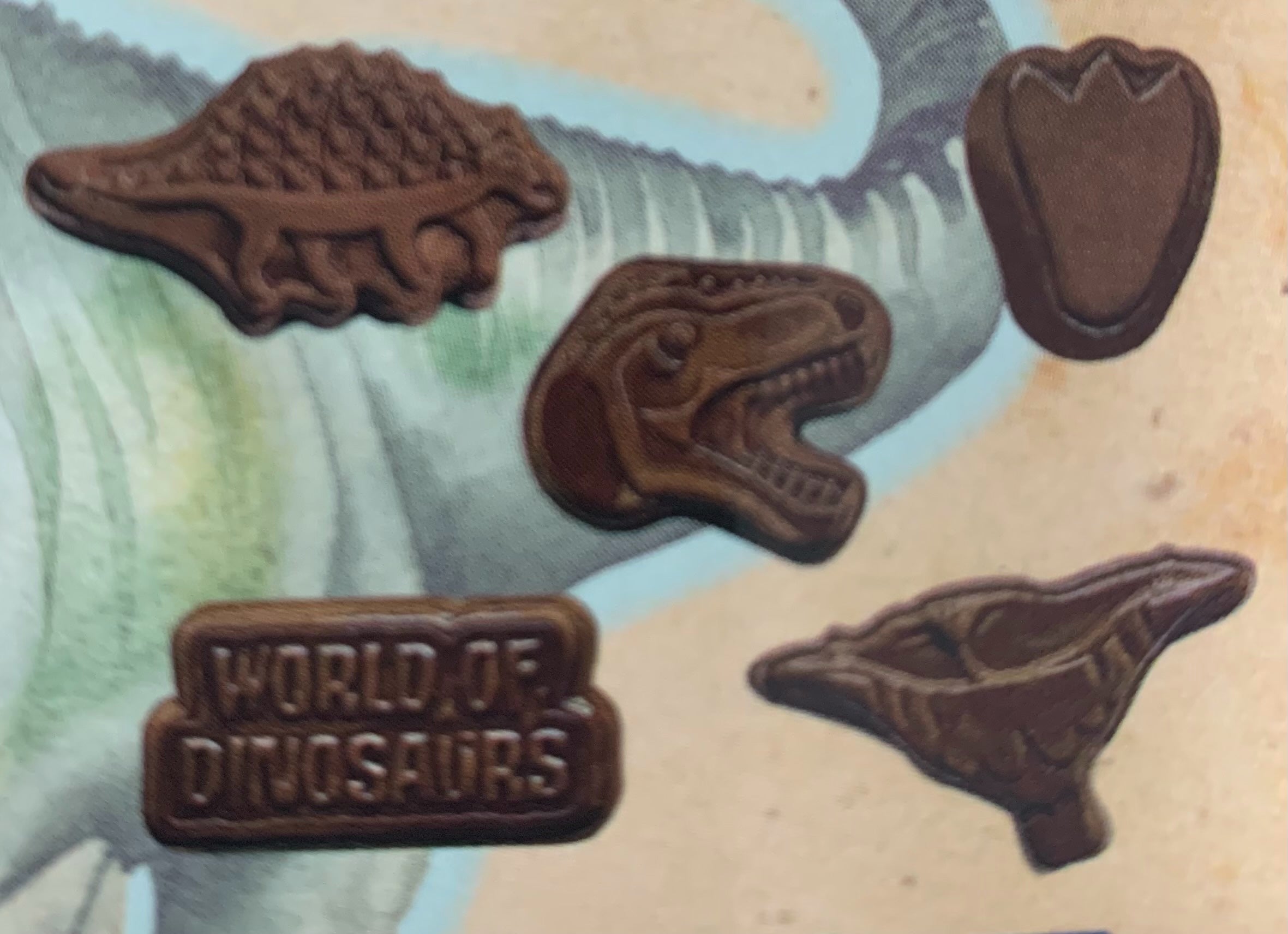 World of Dinosaurs Mini Chocolate Dinosaurs スティンランド