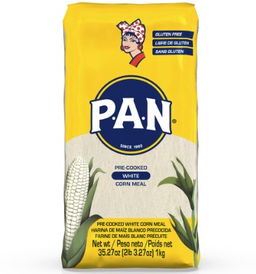 Pan ホワイトコーンミール (白とうもろこしの粉) 1kg