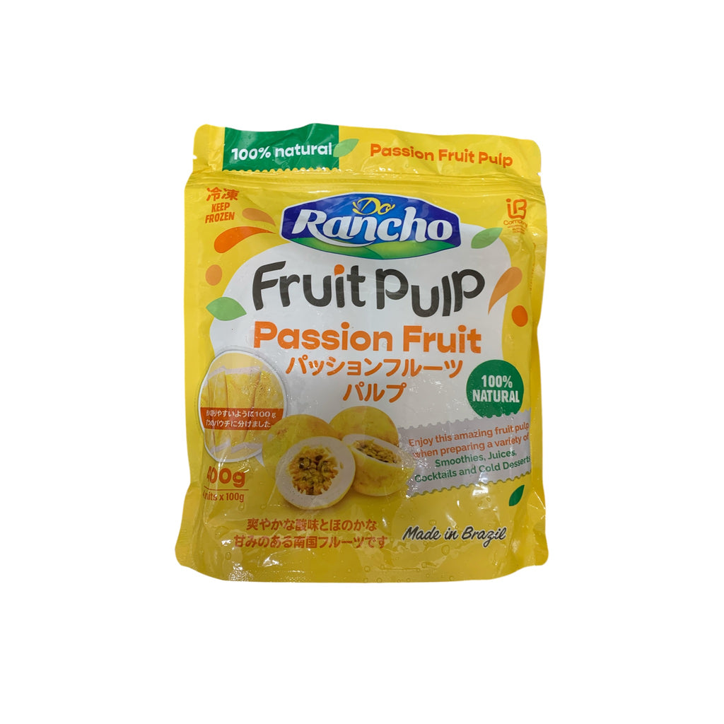 Do Rancho Polpa de Maracujá 400g (1 pacte 100g x 4) Congelado