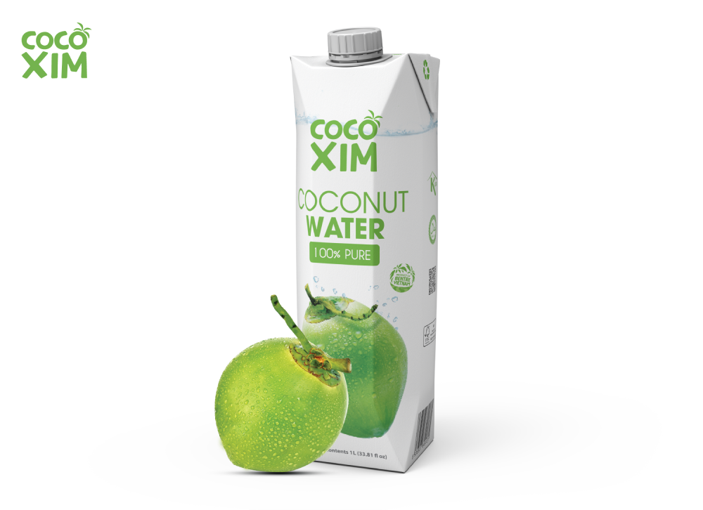 Cocoxim Água De Coco 100% Pure 1L