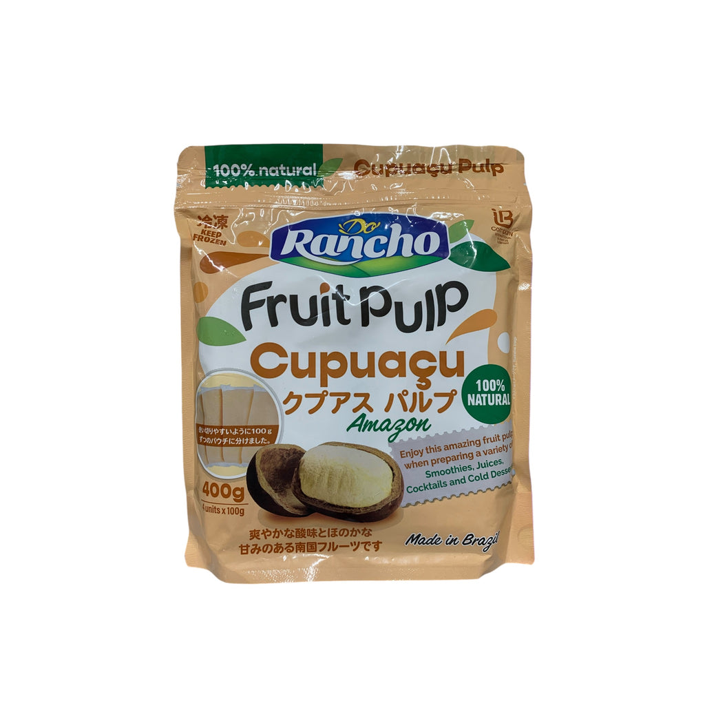 Rancho Polpa de Cupuaçu 400g (1 pacote 100gx4) Congelado