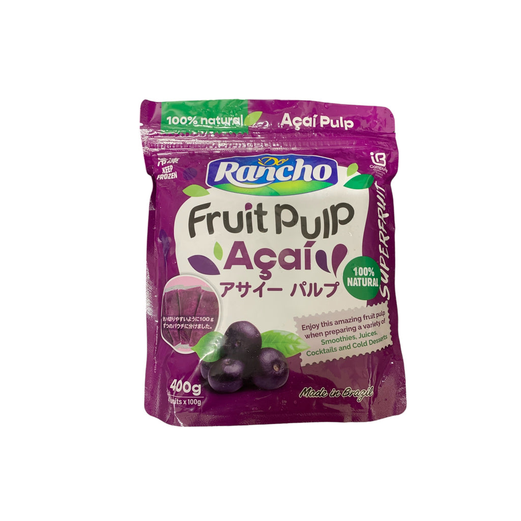 Polpa de Açaí Rancho 400g (1 saco 100g x 4) Congelado