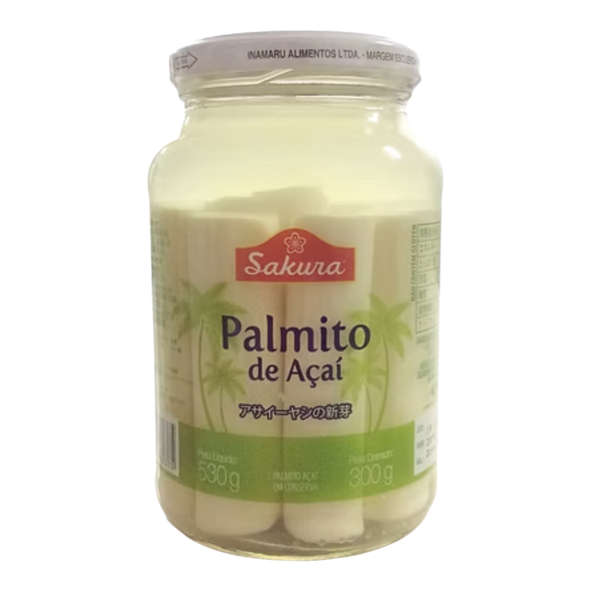 Sakura Palmito de açaí inteiro  パルミット アサイーヤシの新芽 530g