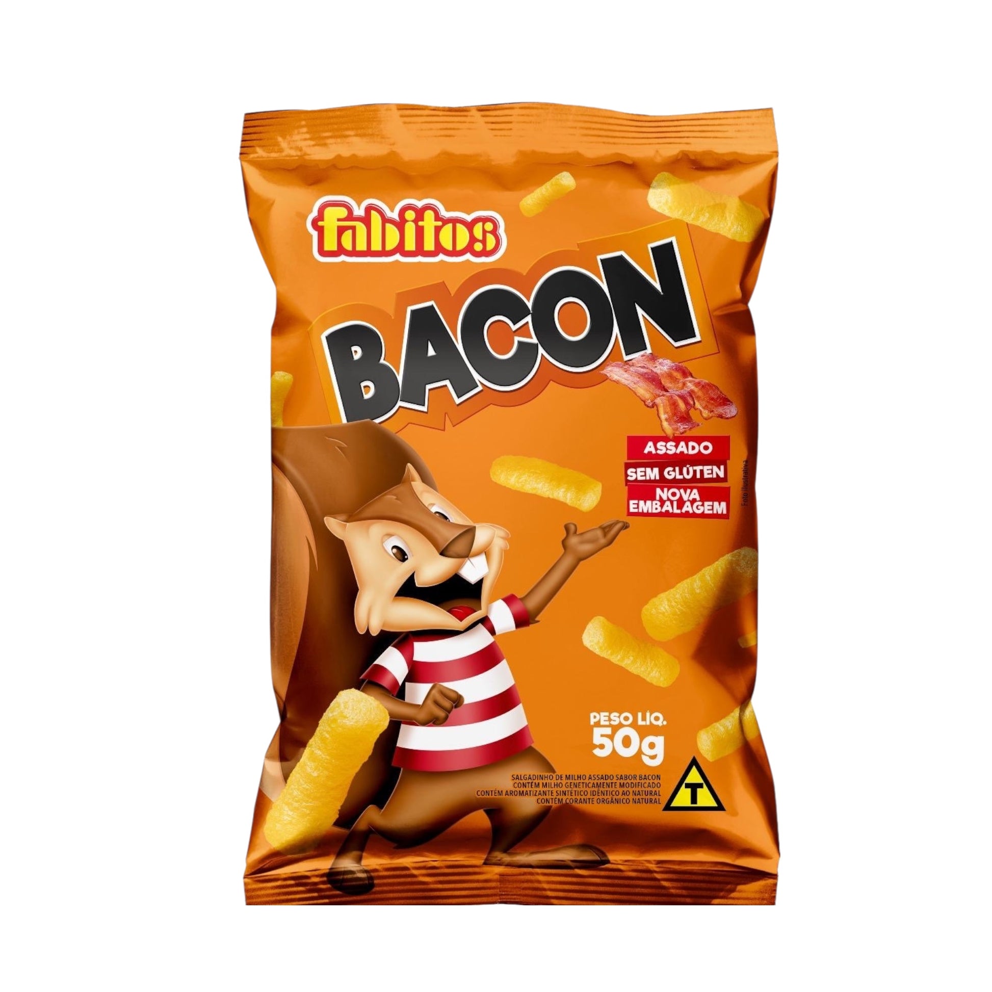 Salgadinho Fabitos Bacon ファビトス コーンスナック ベーコン風味 50g