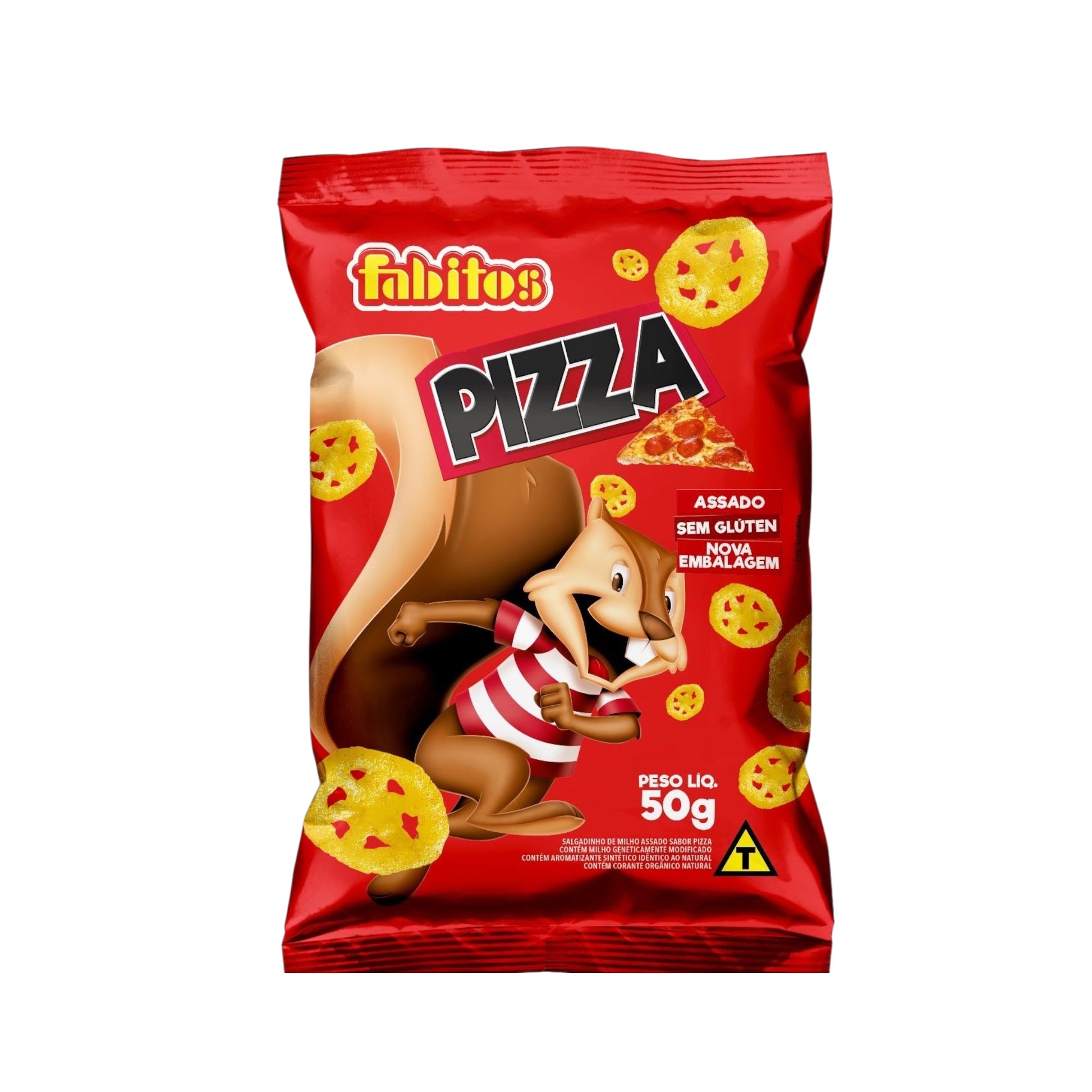 Salgadinho Fabitos Pizza ファビトス コーンスナック ピザ風味 50g