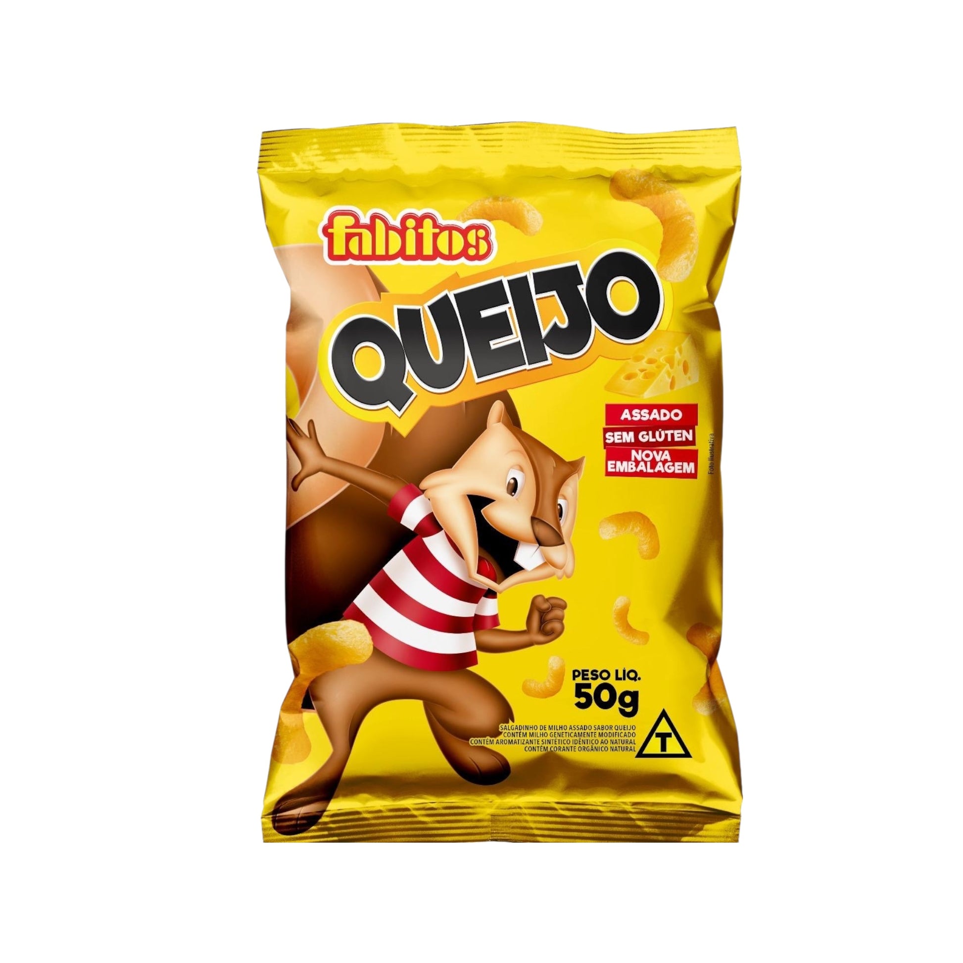 Salgadinho Fabitos Queijo ファビトス コーンスナックチーズ風味 50g