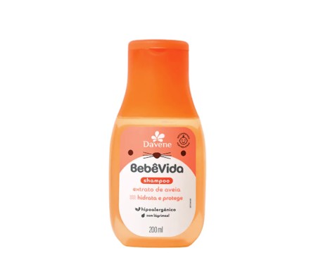 Shampoo Bebê Vida Extrato de Aveia 200ml