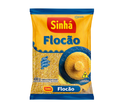 Sinha Flocao トウモロコシ粒 400g