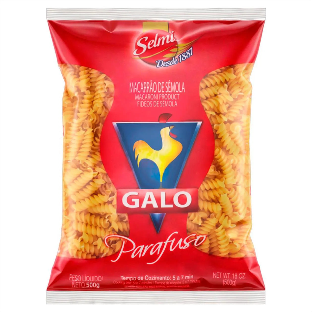 Massa GALO PARAFUSO 500g