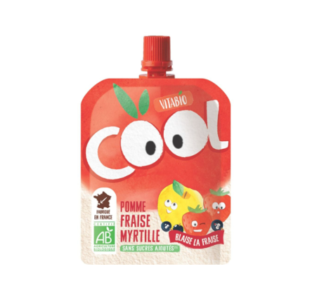 Vitabio Cool Fruit – Apple, Strawberry & Blueberry Juice 90g