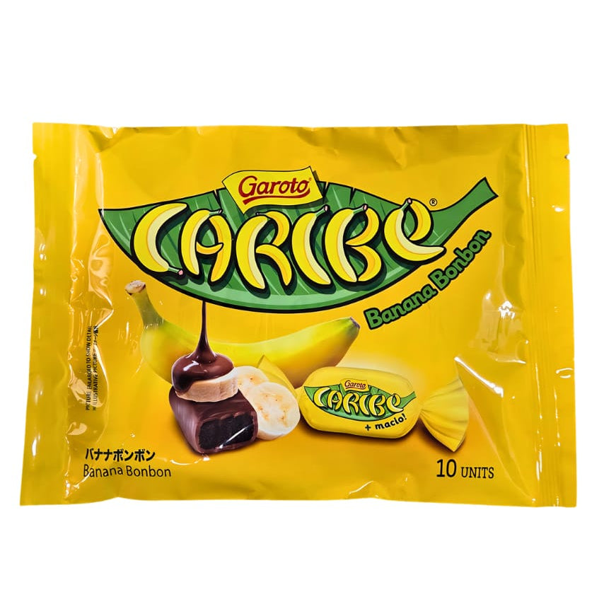 Garoto Banana Bonbon "Caribe" Edição para Exportação 10 unidades