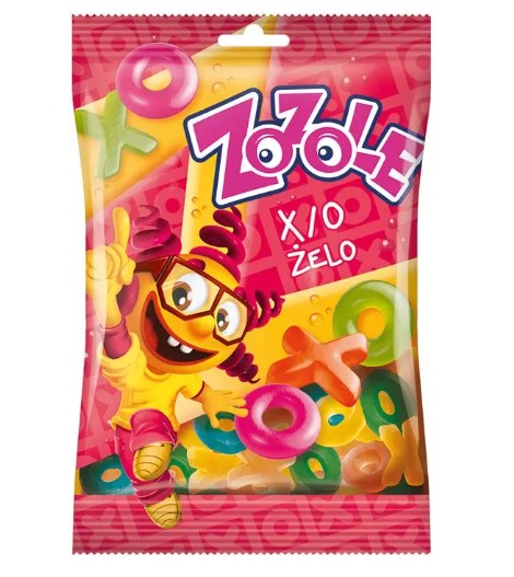 Gomas coloridas  Zozole X/O Zelo (Sabor de Frutas) 75g
