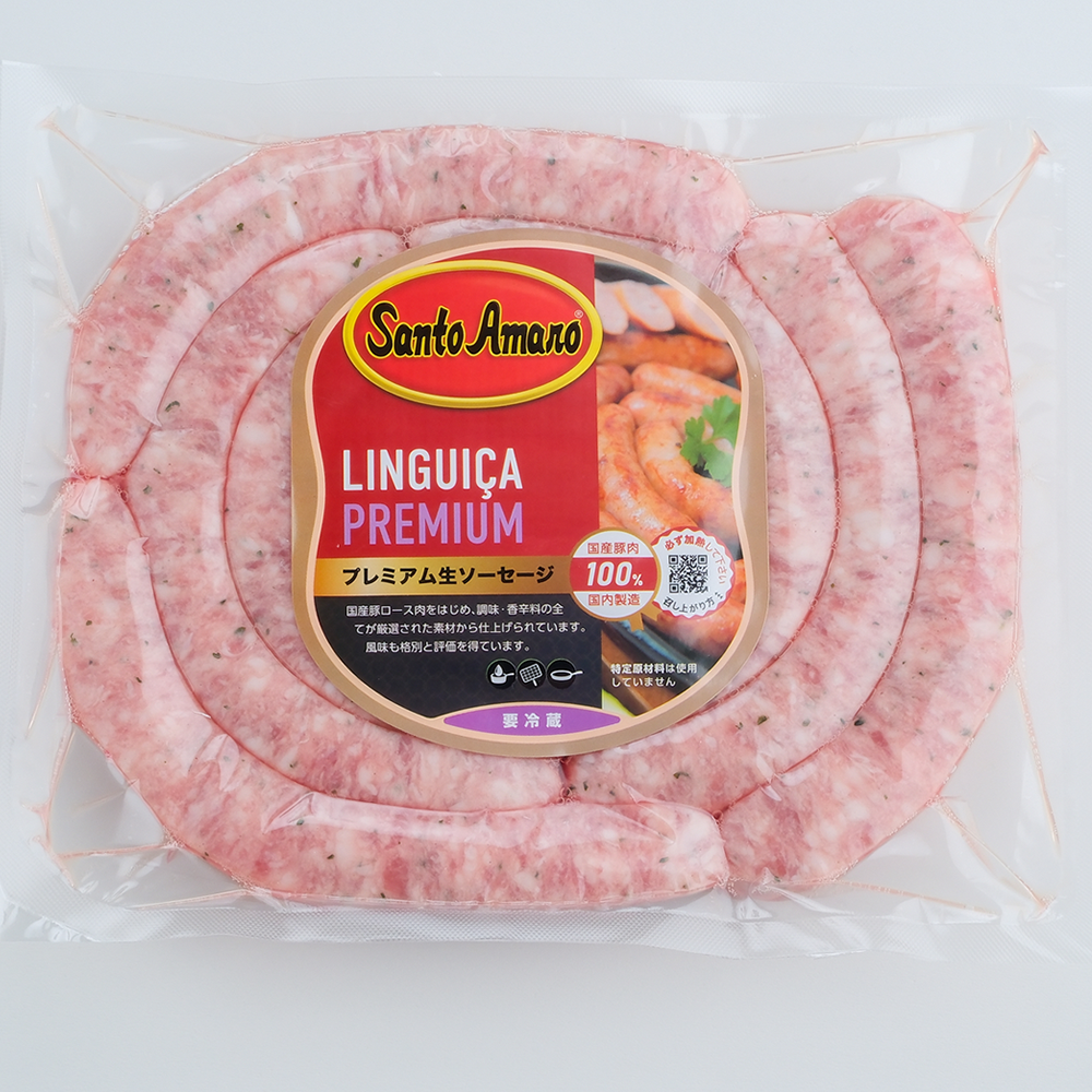 Santo Amaro 生プレミアムロースソーセージ 500g【冷蔵】