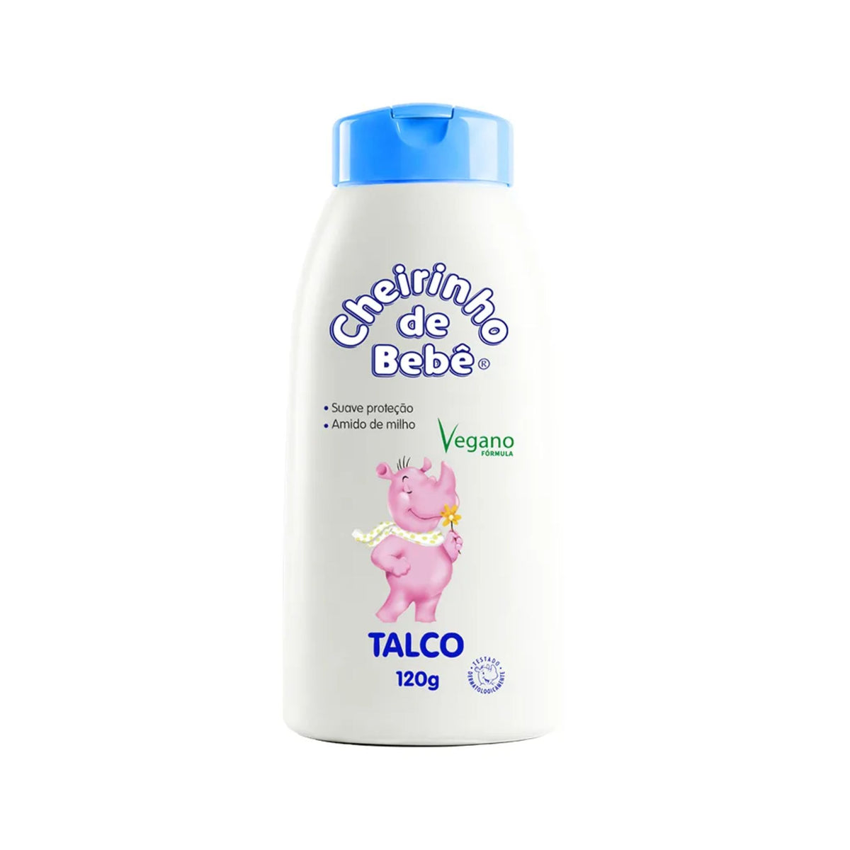 CHEIRINHO DE BEBE Talco Desodorante Infantil Rosa 120g