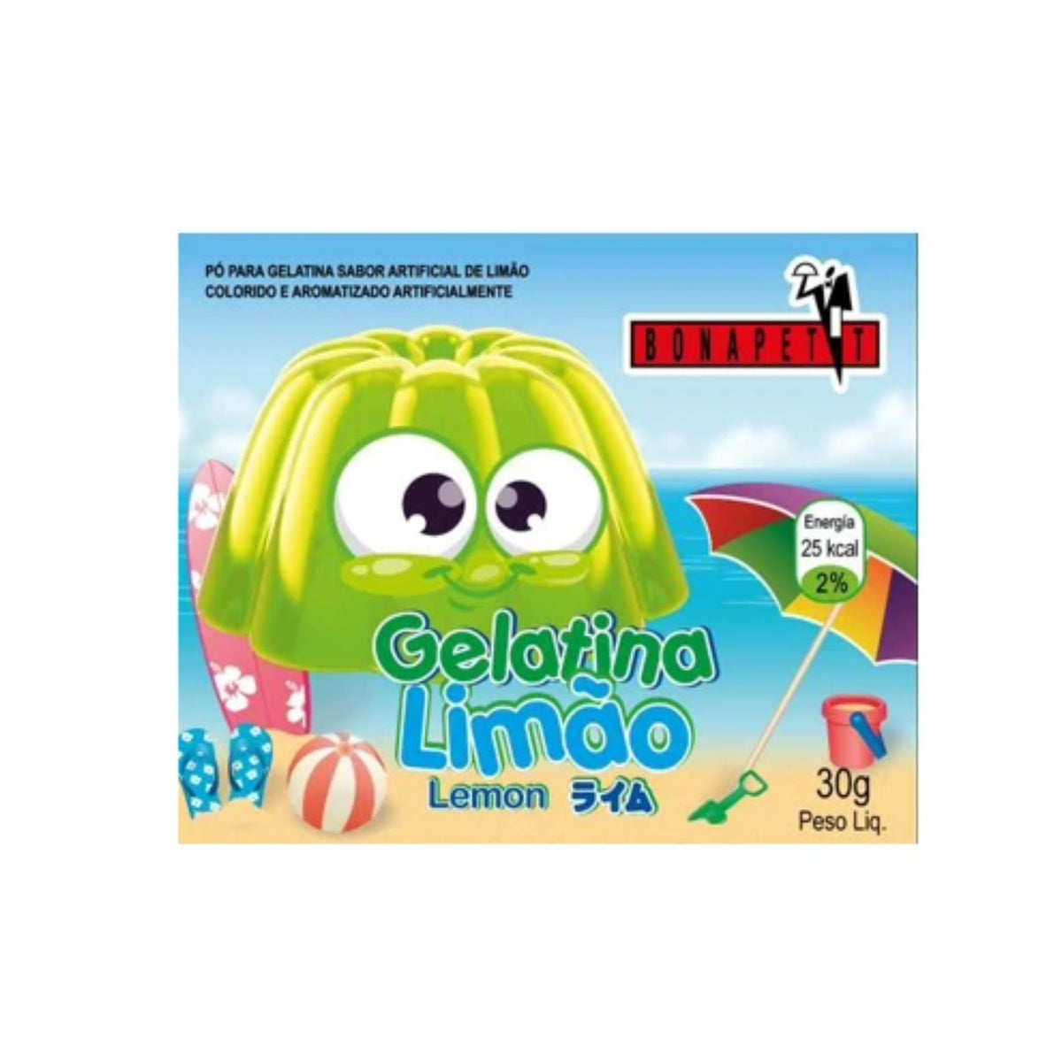 BONAPETIT Gelatina Sabor Limão 30g