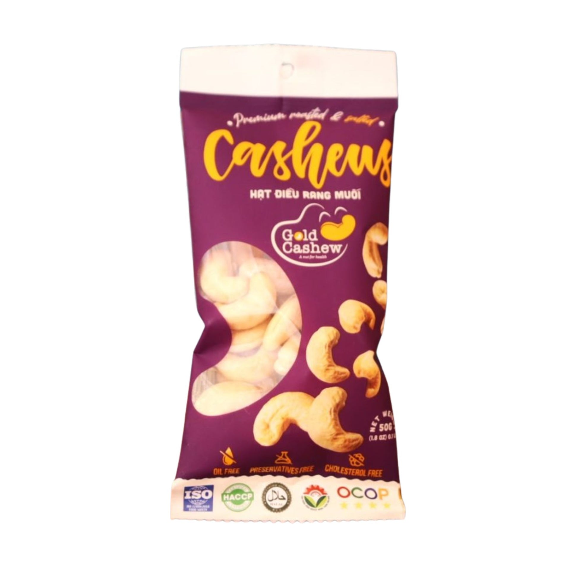 Gold Cashew プレミアム ローストカシューナッツ 塩味 50g