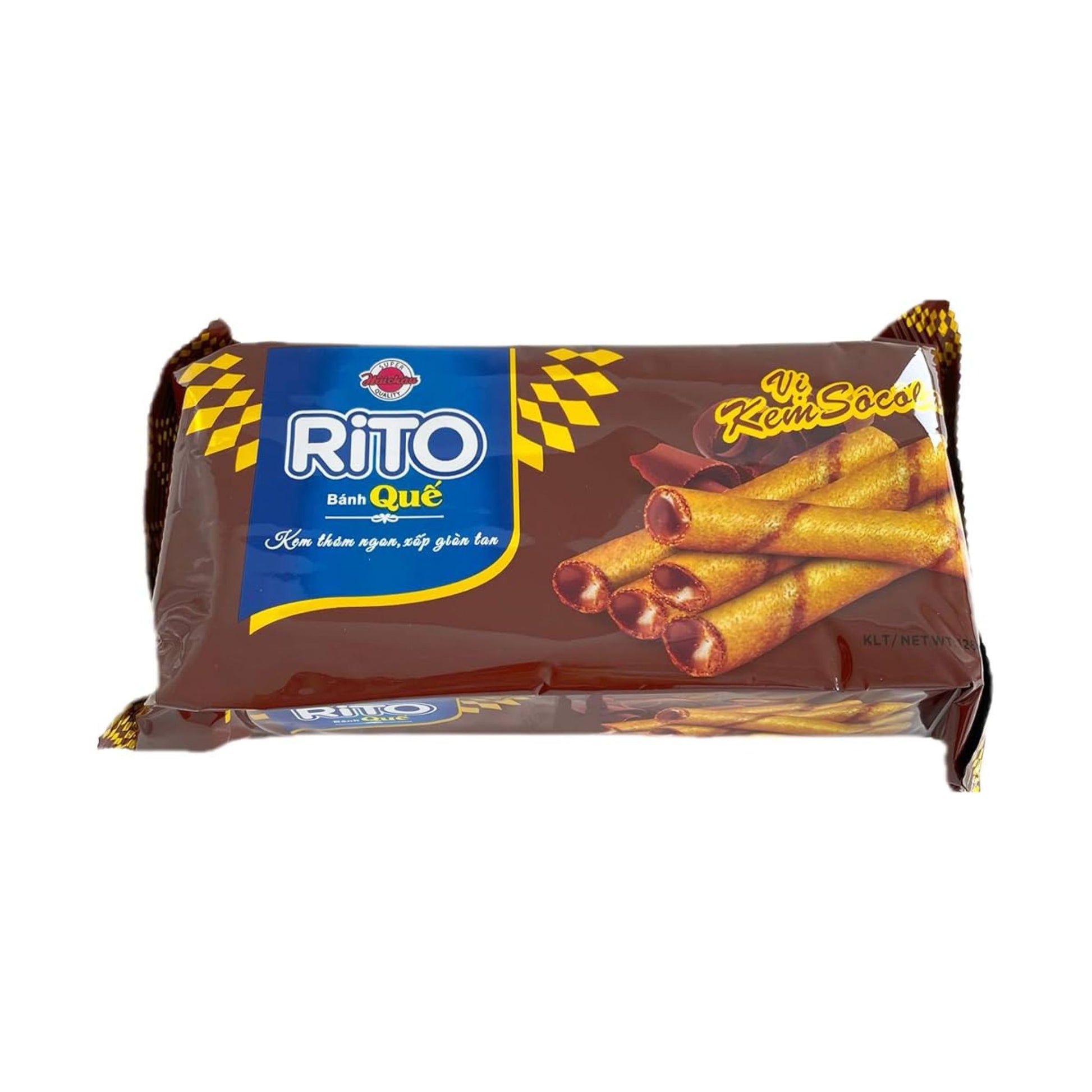 RITO クレープスティックチョコ 128g