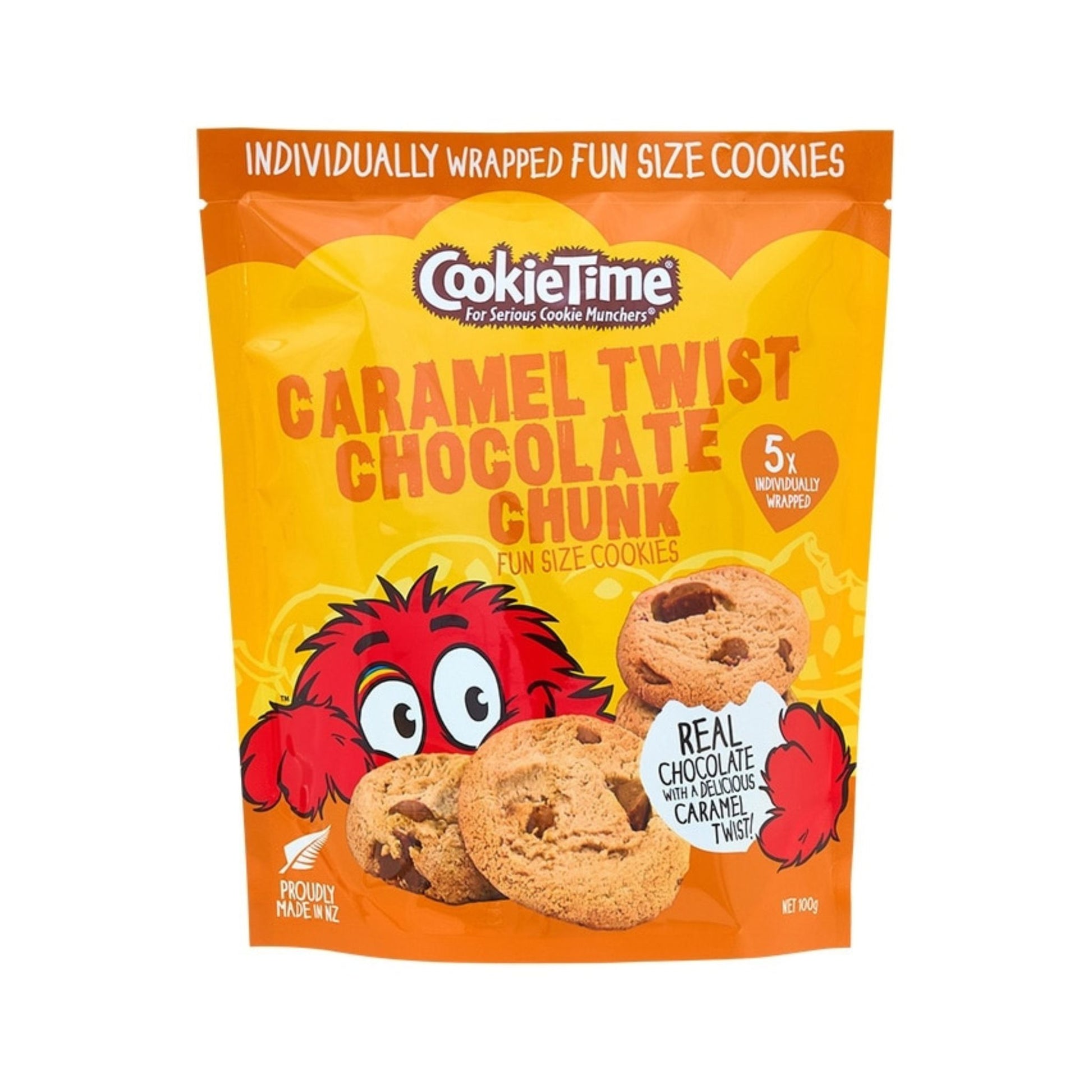 COOKIETIME キャラメルツイスト チョコレート 100g 5個入