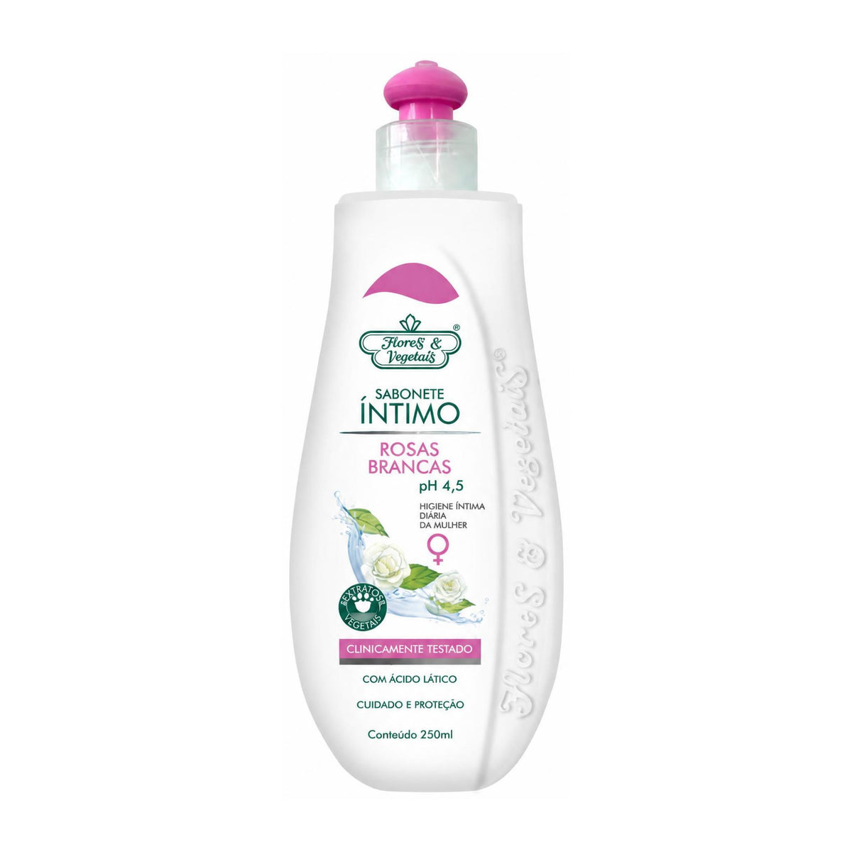 FLORES E VEGETAIS デリケートゾーン用ソープ (ホワイトローズ) 250ml