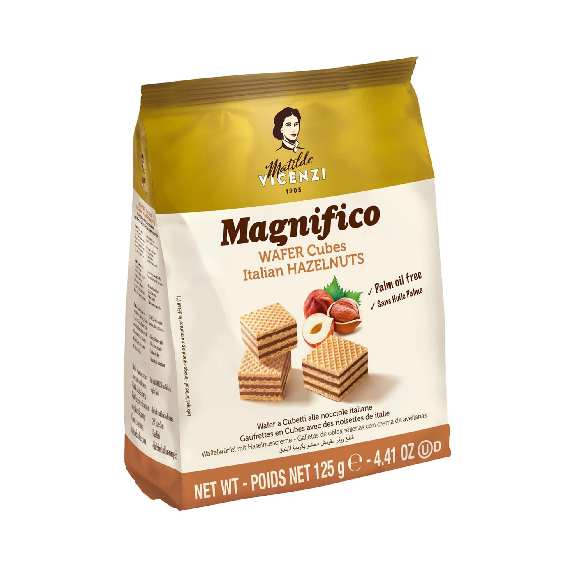 WAFER CUBES HAZELNUTS ヘーゼルナッツ 125g