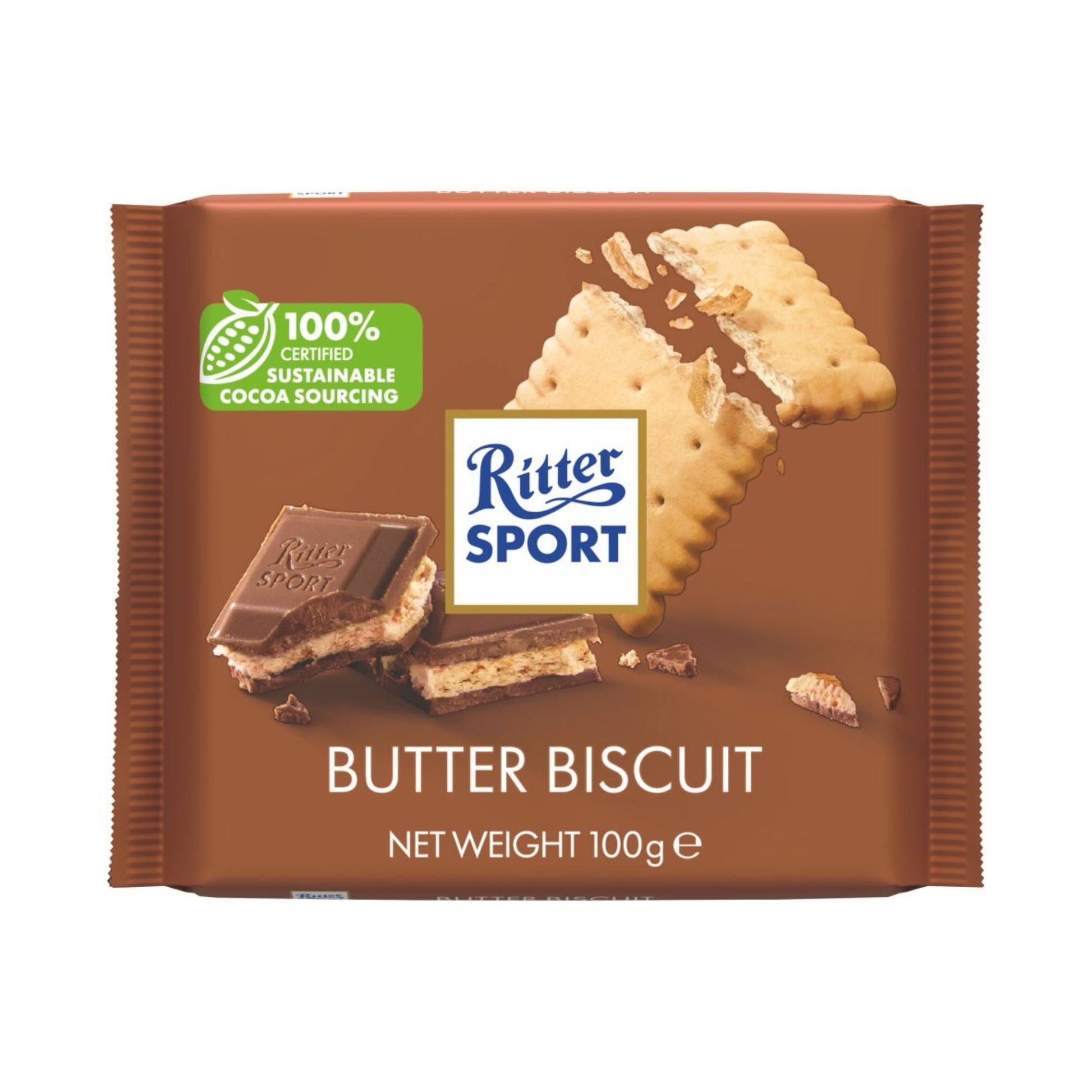 Ritter Sport Butter Biscuit & Cocoa Creme 100g