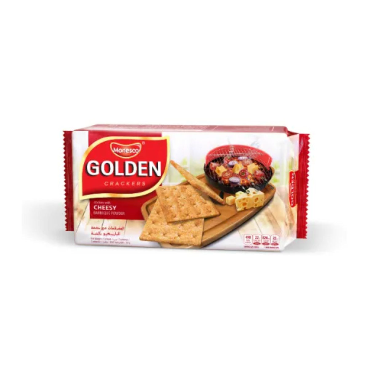 MONESCO ゴールデンクラッカー (チーズバーベキュー味 / Cheesy Barbecue) 135g