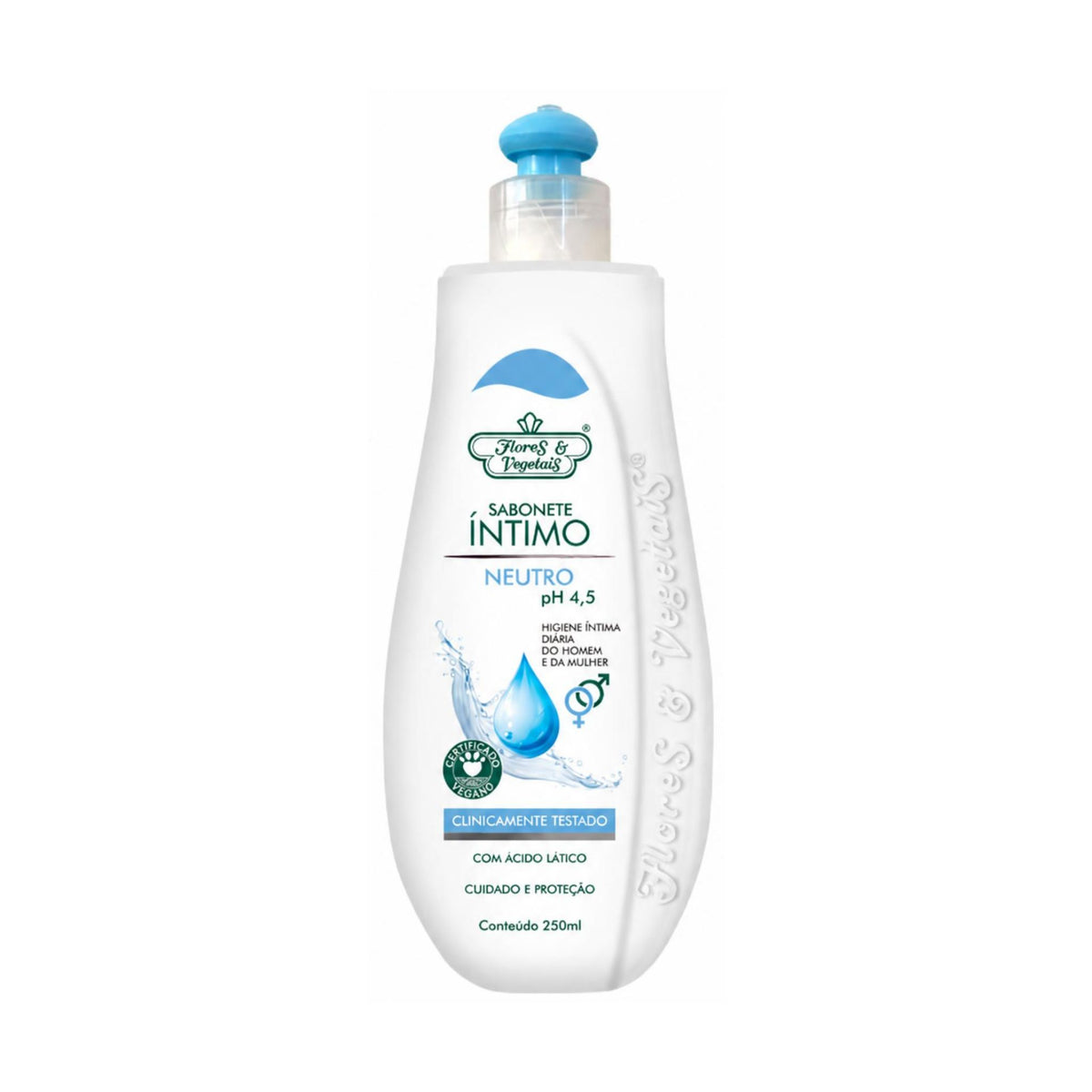 FLORES E VEGETAIS デリケートゾーン用ソープ (ニュートラル/無香料系) 250ml