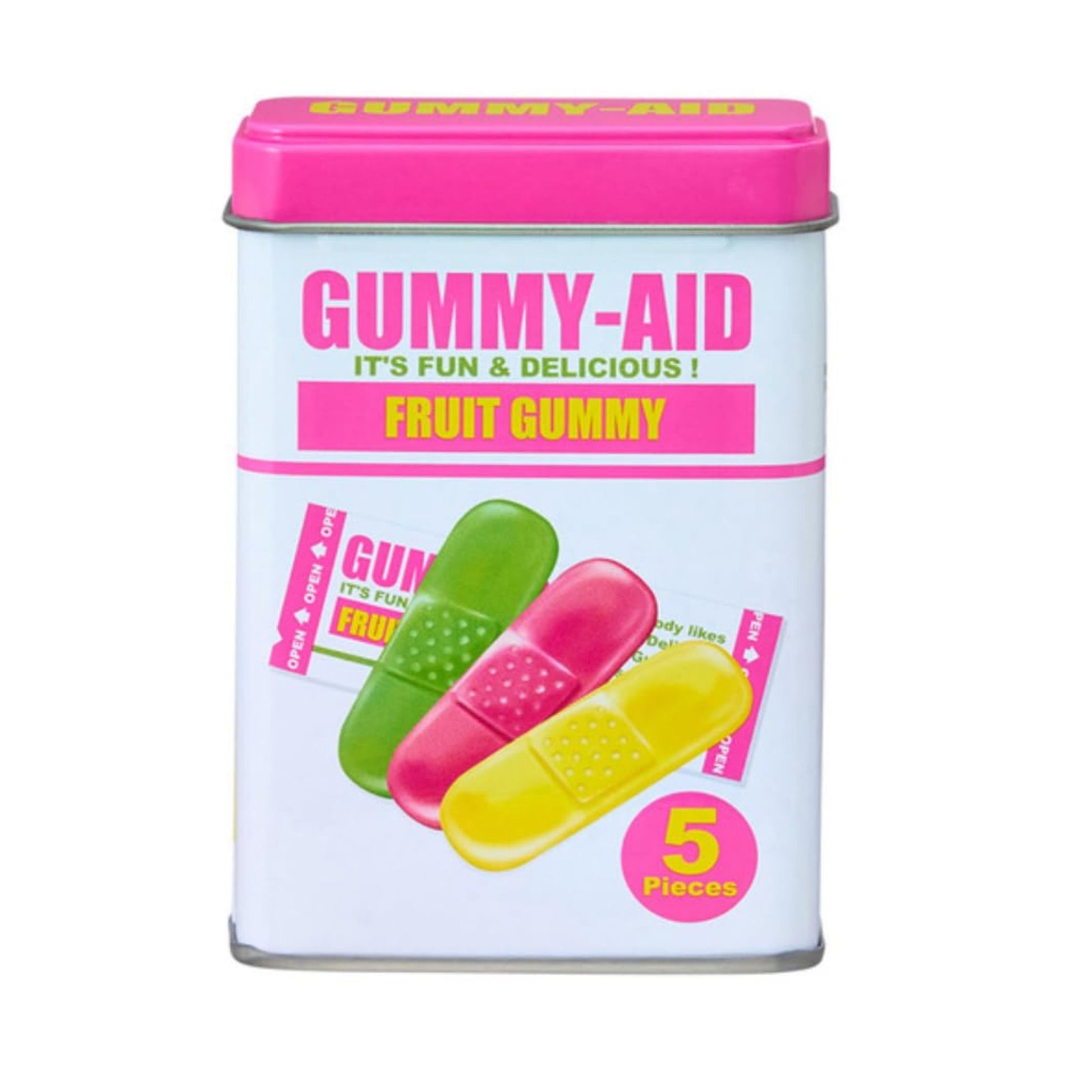 GUMMY-AID フルーツグミ缶 5個入
