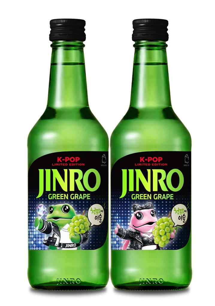 JINRO チャミスル マスカット K-POP限定版 (2種ラベルセット) 360ml