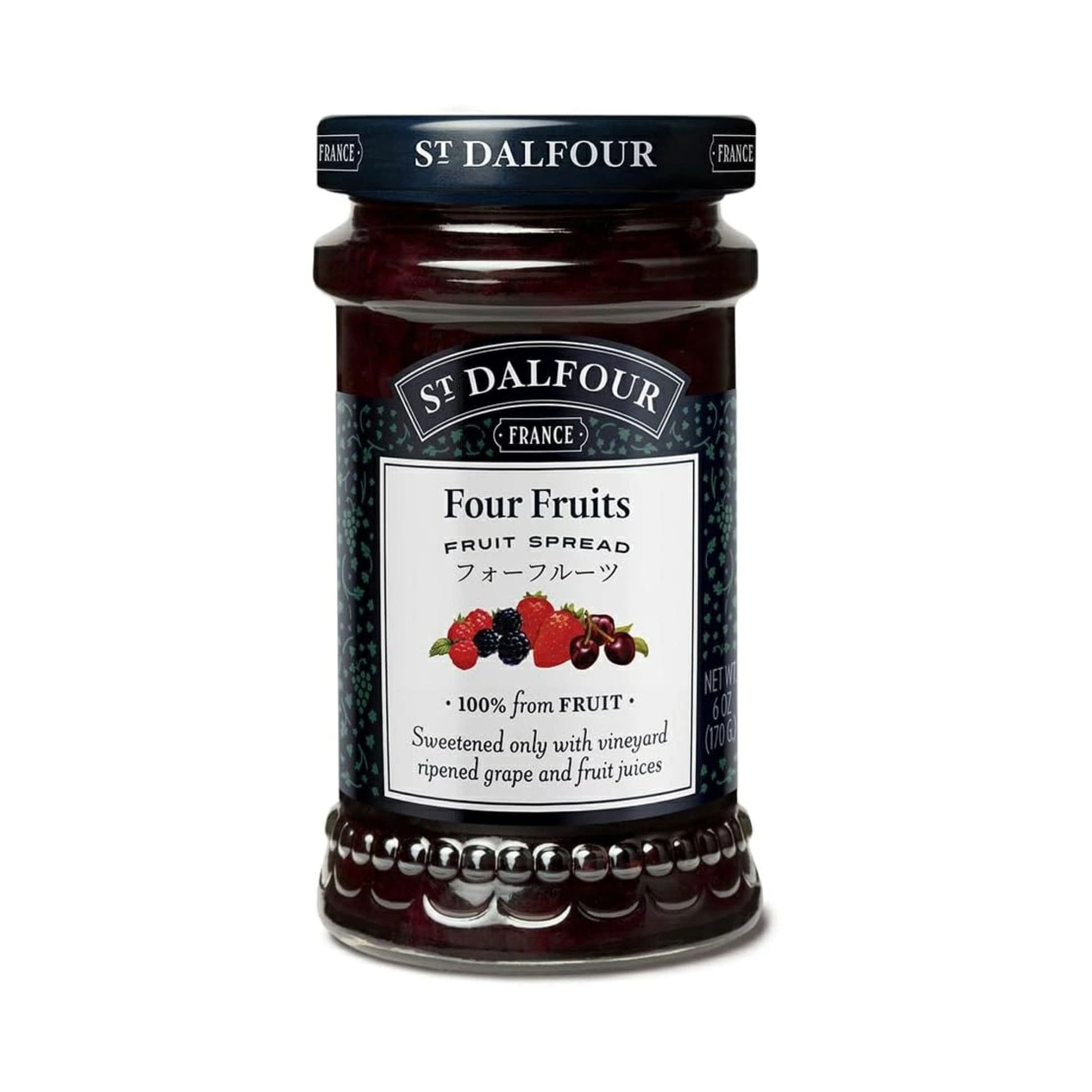 ST. DALFOUR フォーフルーツ ジャム (砂糖不使用 / 4種の果実) 170g