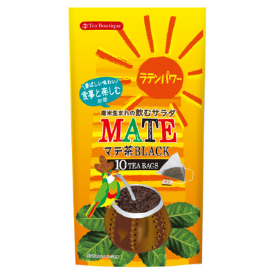 Tea Boutique Mate Tea マテ・ブラック（三角ティーバッグ）18g（1.8g×10 袋）