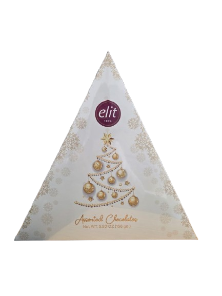 Elit Seleção de Natal de Bombons de Chocolate ao Leite e Meio Amargo, 156g