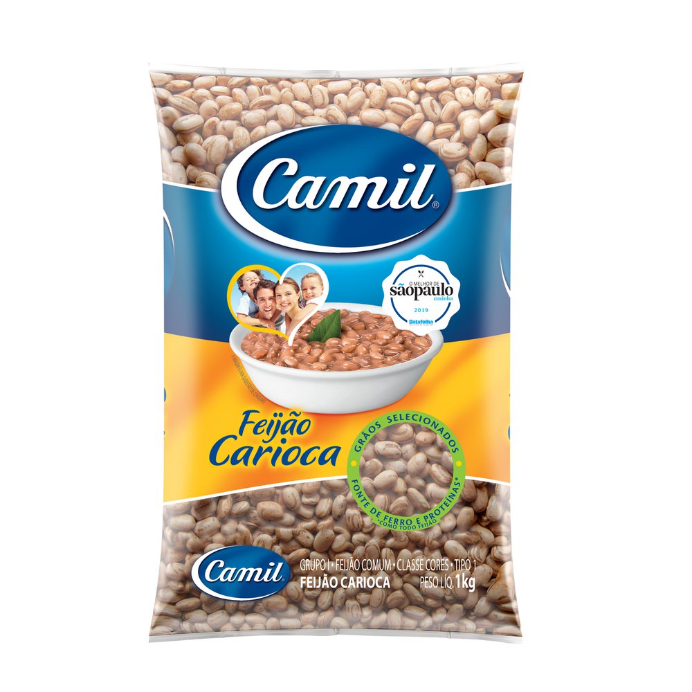 Feijão Carioca Camil 1kg