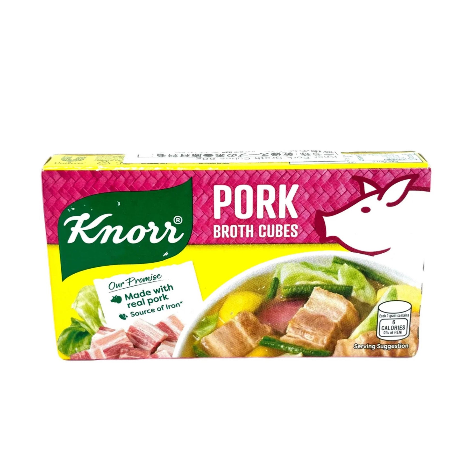 KNORR Caldo de Porco 60g (6 Cubos)