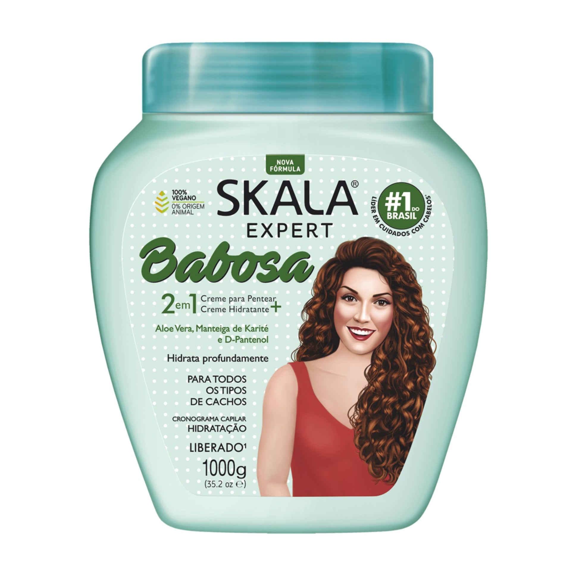SKALA EXPERT Babosa 2 em 1 (Creme de Pentear e Condicionador) 1kg