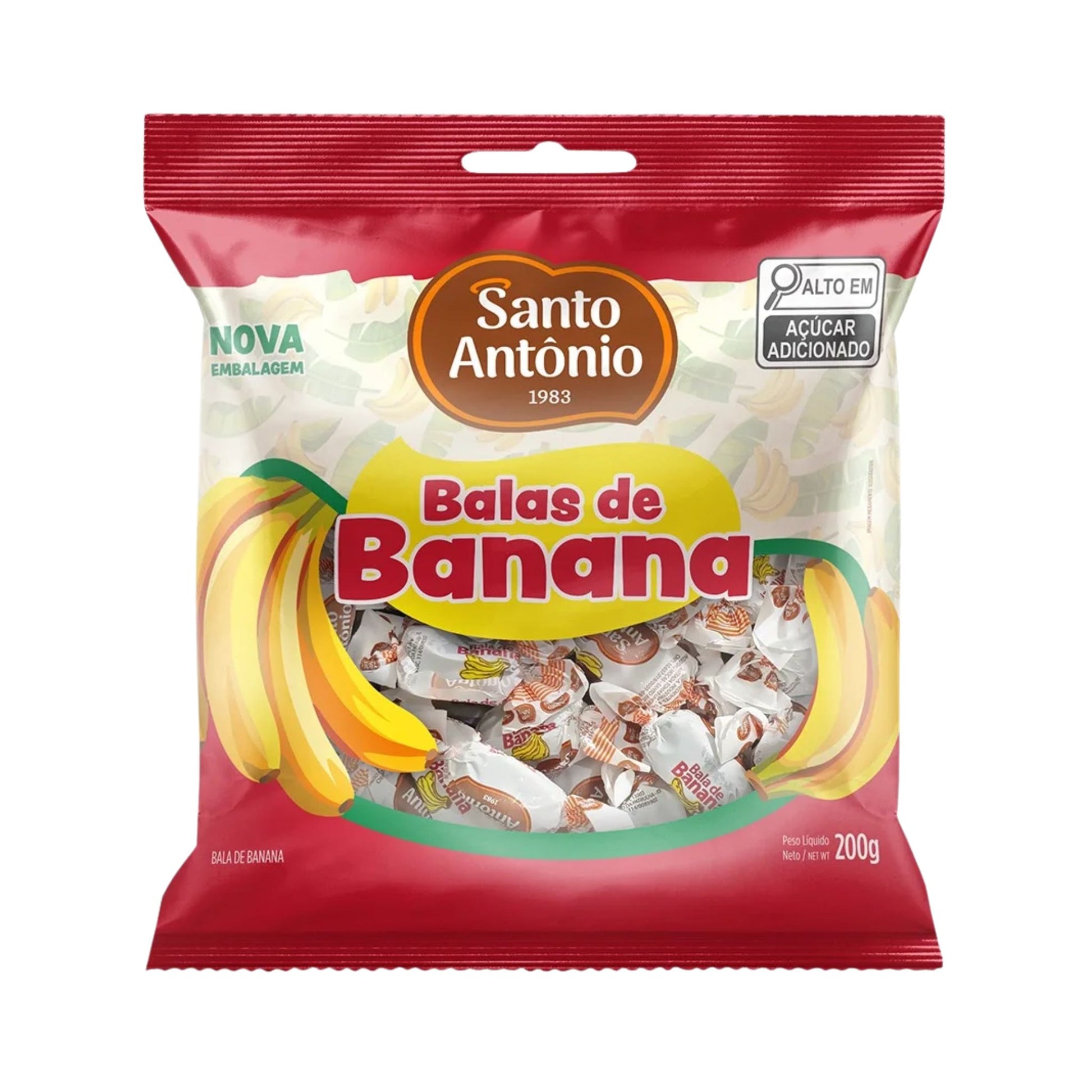 Santo Antonio バナナキャンディ 200g (40個入)