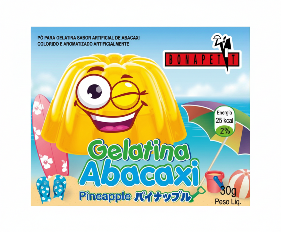 Gelatina Abacaxi - Otimizada para Shopify