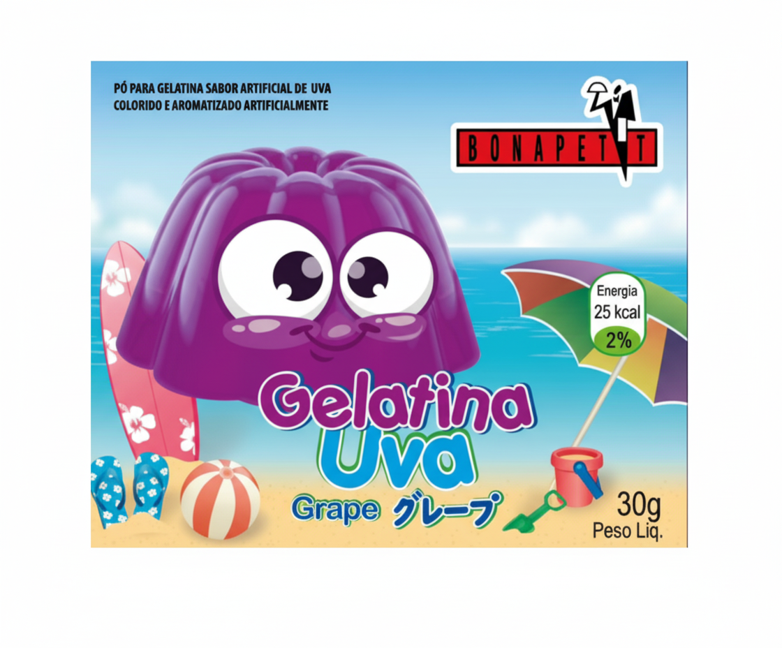 Gelatina Uva Sarapatel 30g