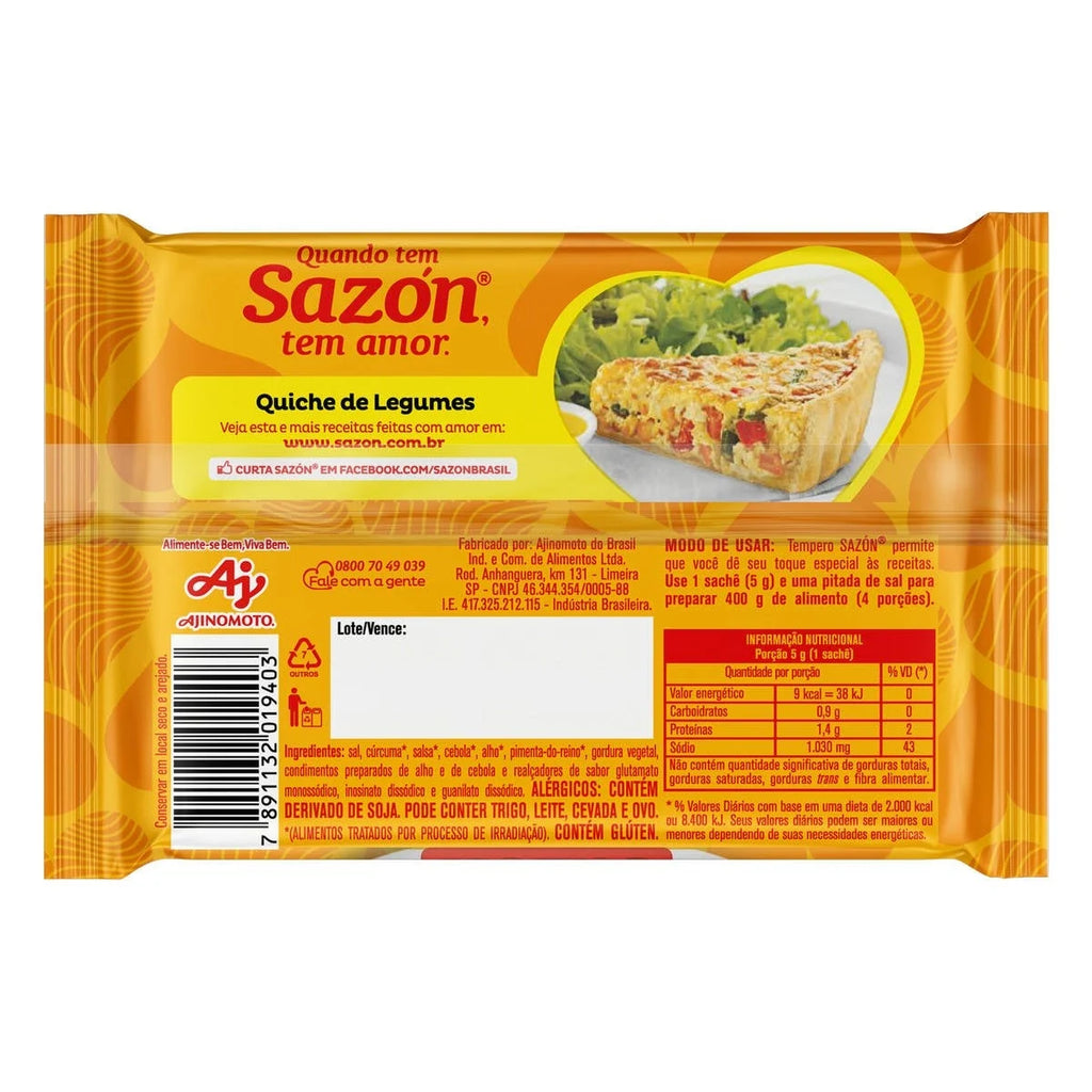 Sazon Ajinomoto Comprehensive Seasoning for Vegetables, 60g