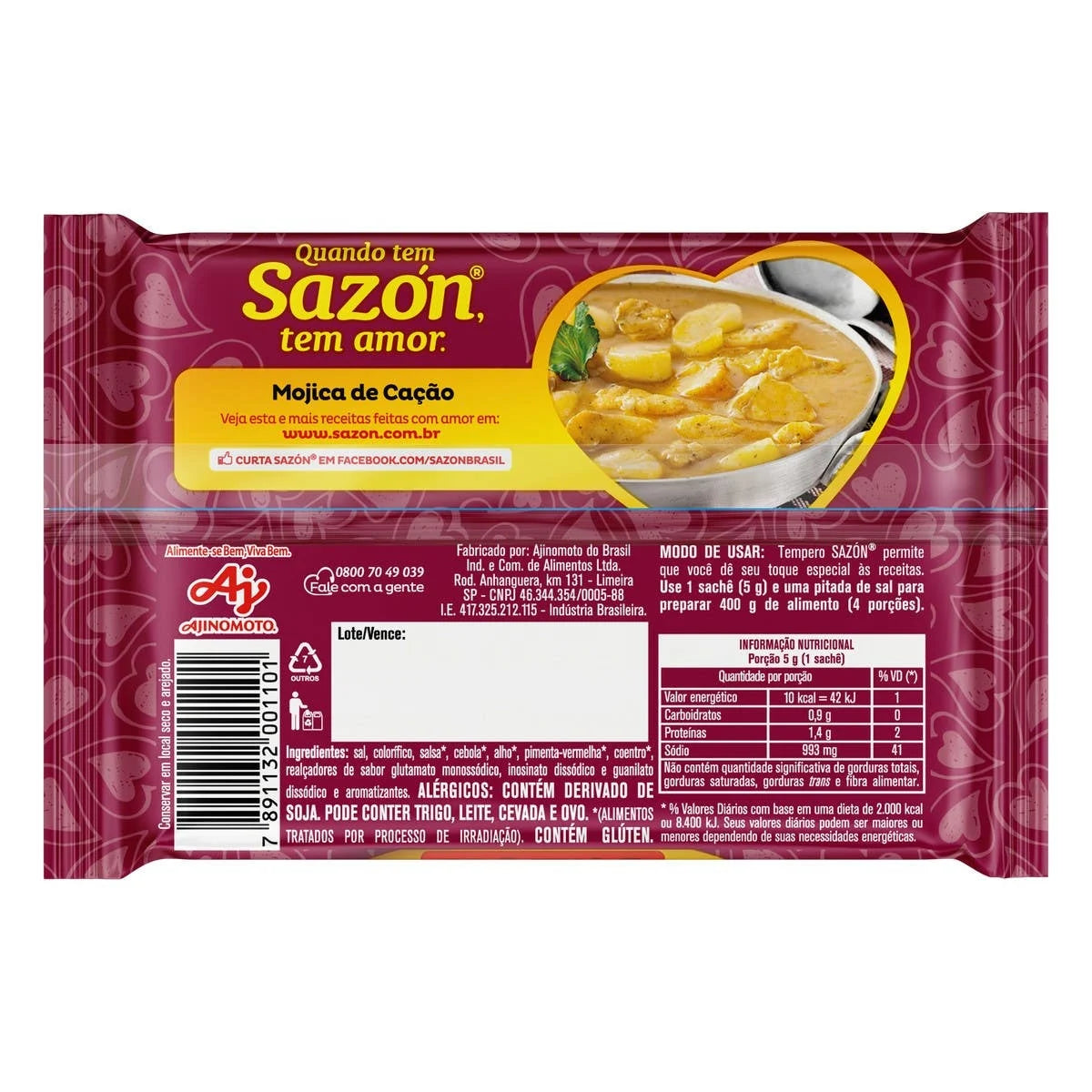 Sazon Powdered Seasoning for Beef, Chicken, and Fish (Ajinomoto)