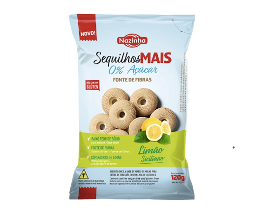 セキーリョス (Nazinha)ビスケット シチリアンレモン味 120g
