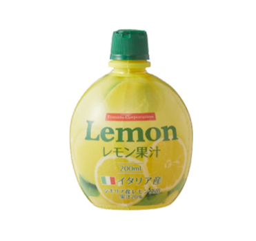 LEMON レモン果汁20％  200ml （フルシュリンク）- TOMATO CORPORATION