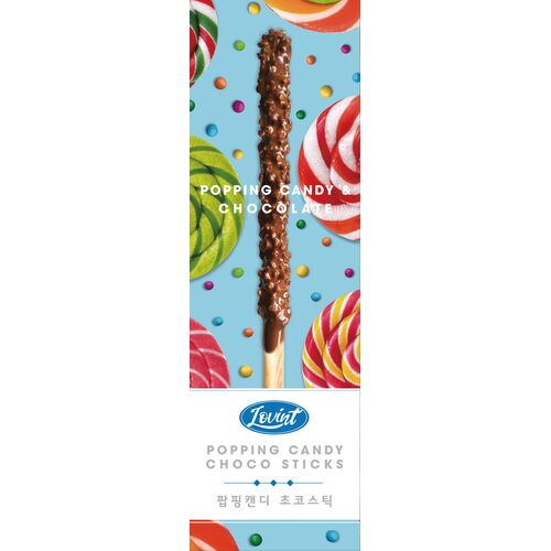 Lovint Popping Candy Choco Sticks ロヴィント チョコスティック ポッピンキャンディ 54g(18gx3本）