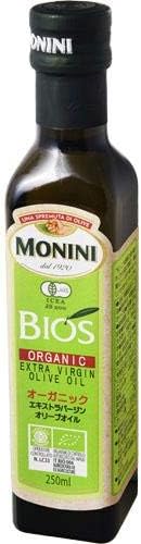 MONINI ビオス オーガニック エクストラバージンオリーブオイル 250ml