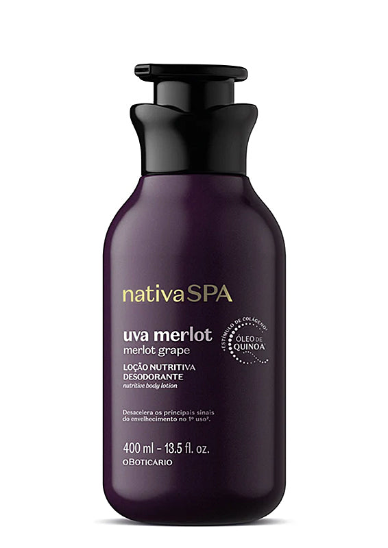 NATIVA ナティバ SPA グレープ メルロー ボディローション 400ml
