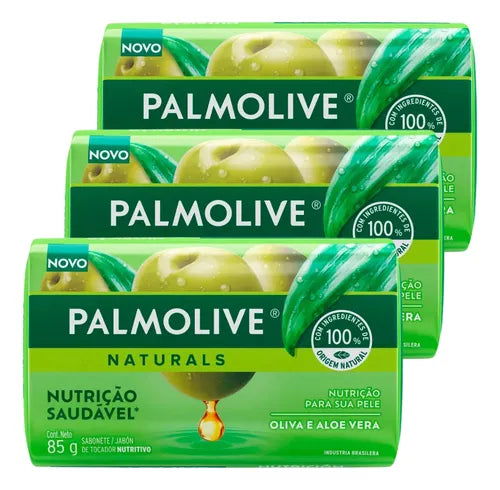 パルモライブ（Palmolive）ナチュラズ ヘルシー・ニュートリション 石鹸 3個セット（85g×3)